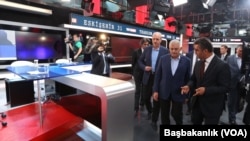 Başbakan Binali Yıldırım Trt binasını ziyaret etti.