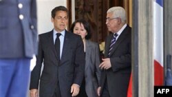 Sarkozy'den Abbas'a Destek